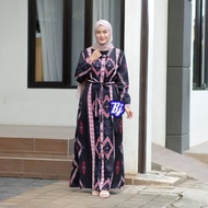 Baju Gamis Muslim Fashion Batik Motif Terbaru Baju Wanita Pesta Nikah