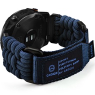 CAGOS Paracord Bands Compatible with Garmin Fenix 5X/Fenix 6X/Fenix 6X Pro Sapphire/Fenix 7X/Fenix 7