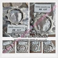 SPROCKET 9sp 11t CASSETTE COG OXO GIR SPROCKET CASSETTE OXO Sepeda aksesoris sparepart