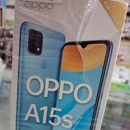 Oppo A15s ram 4 rom 64 biru seken