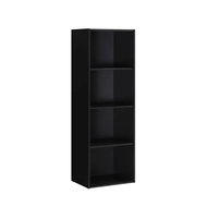 4-shelf Wood Bookcase