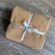 Vis Store - Brown honeycomb blanket 260*260cm