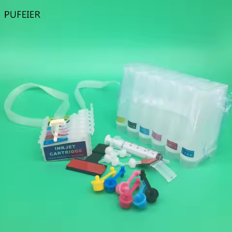 T0781-T0786 Continuous Ink Supply System CISS Replacement Refill For EPSON R380 R260 RX580 R280 RX59