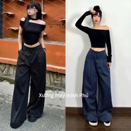 Korean Style Youthful Plaid Wide Leg Pants MA0109