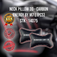 NECK PILLOW 3D - CARBON LOOK (ENERGY M7) (1 PCS)