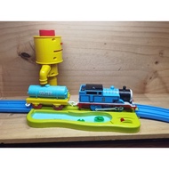 PreLoved Takara Tomy Thomas and Friends Water Tank Station set with Motorised Train