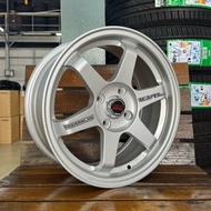 TE37SL 15” 16” 17” 4H100 / 4H114.3 / 5H114.3 ET40/ET38 THAILAND SPEC GLOSSY BLACK, MATTE BLACK, DARK