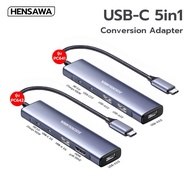 HENSAWA PC641 HUB Type C 5 in 1 PD100W USB3.0 USB2.0 USB HDMI 4K 30hz Adapter
