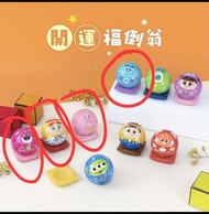 迪士尼Pixar 開運福倒翁盲盒 達摩拼圖 有紅圈 或換三眼仔
