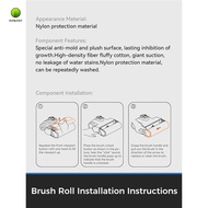 Roller Brush and Hepa Filter Replacement for  D100 D100PRO V8 D5 Vacuum Cleaner Replacement Parts