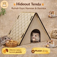 TENDA Hideout Tent | Hamster & Dormice Plywood House