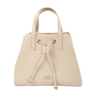 Louis Fontaine กระเป๋าถือ+สายสะพายยาว รุ่น CORTINA - สีครีม