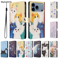 Leather Wallet Flip Case For Vivo T1 T2 T3 Lite Ultra T3X U3 Z5i U20 Y52S Y56 Y70S Y72 Y75 Y77 Y77E 