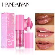 Handaiyan Transparent Lip Gloss Dudu Lip Moisturizing Moisturizing Fine Glitter Pearlescent Lip Glaz