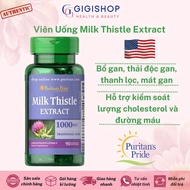 Viên uống bổ gan Milk Thistle Extract 1000mg Puritans Pride 90 viên
