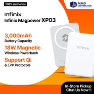 Infinix Powerbank XP03 | 18W Wireless Magnetic Powerbank | 3000mAh Portable Charger