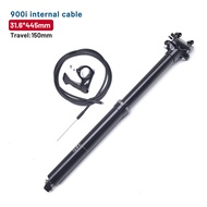 KS EXA 900i แบบ Kindshock Dropper Post ควบคุมลวดเส้นทางภายใน Dropper หลักอานจักรยานเสือภูเขา30.9/31.