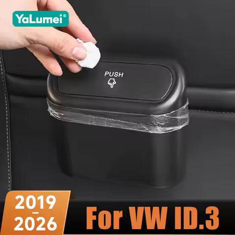 Car Grab Bins Suspended Trash Can Organizer ABS Accessories For Volkswagen VW ID.3 ID.4 2019 2020 20