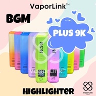 BGM Highlighter Pen School Office 9K Stationery Ultra Plus Art Colorful LANA Text Marker Pastel 9000
