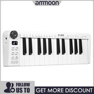 [ammoon]M-VAVE SMK-25mini 25 Keys USB Keyboard MIDI Controller with 25 Velocity Sensitive Keys 1 Knob