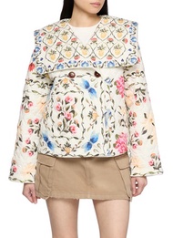 BARBOUR X FARM RIO AZELIA QUILTED JACKET