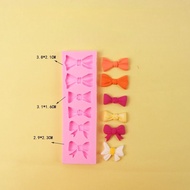 RB Silicone Ribbon Mold Fondant Chocolate Bow Tie Beautiful Cake Decoration Ribbon Bow Tie Mold