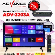 Led Digital Android TV 32 Inch Advance Type : 3203A - Android 12 - LG Panel ( MEDAN )