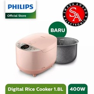 Rice Cooker Digital 1.8 Liter Philips Type : HD4515/90 -Pink-