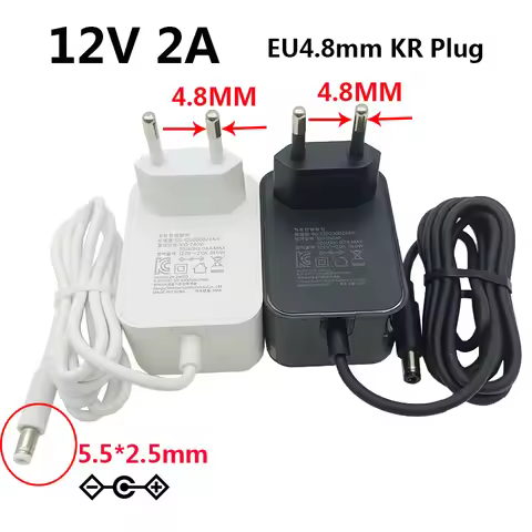 EU4.8mm dc 12v Adapter White 12v 2a Source 12v Power Supply dc White 12 Volts Power Supply EU 4.8mm 