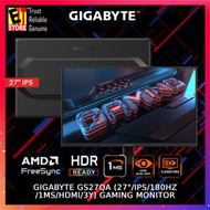 Gigabyte Gaming Monitor GS27QA (27" IPS QHD /180Hz/1MS/HDMI X2 +DP/3Y)