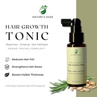 Hair Growth Tonic – Rosemary, Ginseng & Saw Palmetto | Anti Hair Loss, DHT Blocker (60ml)