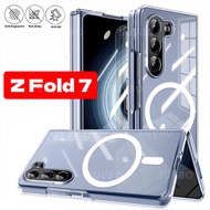For Samsung Galaxy Z Fold 7 Fold7 2025 Phone Case Thin Clear Luxury Casing ZFold7 6 5 4 3 Transparen