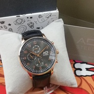 [READY STOCK] AD STEEL MEN WATCH 07 *ROSE GOLD{DIGIT} (WITH 1 YEAR WARRANTY)