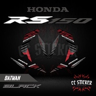 HONDA RS150 V1 V2 V3 | STICKER STRIPE MOTOR HITAM PURBA MERAH PURBA BATMAN PURBA EDITION