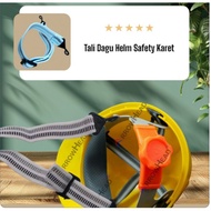 Rubber chin strap safety helmet chin strap