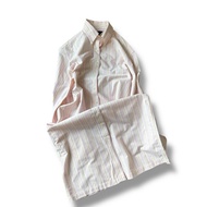 BROOKS BROTHERS/ Woman Long Sleeve Dress Shirt with striped pink