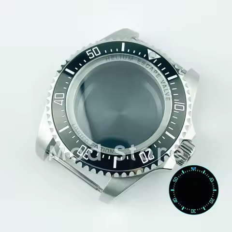 43.5mm 500m 50Bar WR DEEP SEA Homage Big Watch Case for ETA2824 NH35A Movement with BGW9 Lume Bezel 