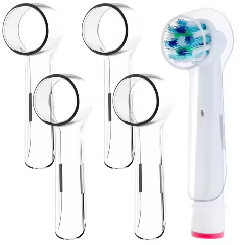 4x Brush Head Protective Covers Compatible with Oral B Electric Toothbrush, Brush Heads Dustproof Ca