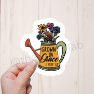 Sticker, 2 Peter 3:18, Grow In Grace