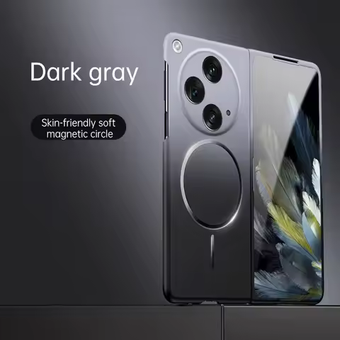 Delicate and Skin-friendly Gradient Strong Magnetic Case For OnePlus Open Camera Protect Cover