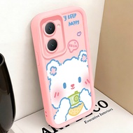Casing hp for VIVO Y03 Y03T Y18 Y18e Y18i Y18t Y28s 5G Y37 5G Case Bling Blush Bear Healing Kasing E