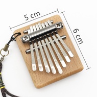 8-Tone mini Thumb Piano Beech mini Two-Finger Piano kalimba kalimba Cat Claw Piano African Musical I