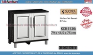 KCB 5120 Sucitra Kitchen Set Bawah 2 Pintu -Achreema