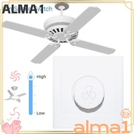 ALMA Speed Control Switch Durable 86*86mm Ceiling Fan Rotary Switches