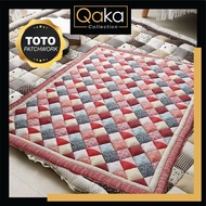 NEW TILAM TOTO PATCHWORK HIGH QUALITY 100% COTTON / QUEEN & KING SIZE TOTO BESAR