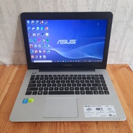 Laptop Asus A455LN, Core i5-Gen 4Th, Vga Nvidia 840M, Ram 4Gb, Hdd 500Gb
