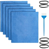 SpaceTent 5 Pack 19-1500 Cloth Filters for Stanley 5 to 6 Gallon Wet/Dry Vacuums SL18115, SL18115P, 