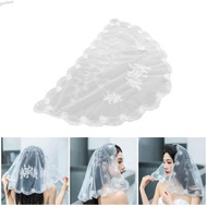 GB Traditional Lace Veil for Wedding Bridal Latin Mass Headscarf Veil for Women Catholic Church Mant