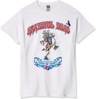 Liquid Blue Men's Plus Size Grateful Dead Good Ol' Glory Dancing Uncle Sam Skeleton Short Sleeve T-Shirt