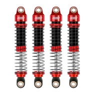 INJORA RED 59MM LONG THREEDD OIL FILLED SHOCK SET FOR TRX4M 4M-42RD-4
